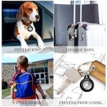 2-Pack Waterproof Airtag Keychain Holder Case