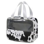 Cow Pattern Travel Toiletry Bag for Women