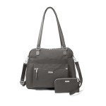 Baggallini Expandable Laptop Tote - Sterling Shimmer