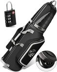 Yamato Hard Shell Golf Travel Bag with Wheels