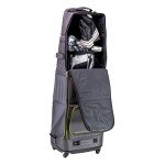 Izzo Golf Travel Bag - High Roller Cover (Grey/Lime)
