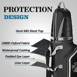 Yamato Hard Shell Golf Travel Bag with Wheels