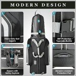 Yamato Hard Shell Golf Travel Bag with Wheels