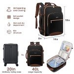 LOVEVOOK 40L Travel Backpack for Women & Men