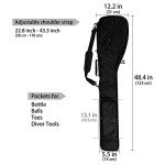 Lightweight Foldable Golf Travel Bag with Zipper