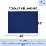 Toddler Travel Pillowcases Set of 2 - Navy