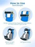 SeatSleeper Travel Pillow for Head Support