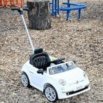 Fiat 500 Ride-On Push Toy for Toddlers
