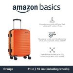 Expandable 21-Inch Hardside Carry-On Luggage - Orange