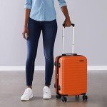 Expandable 21-Inch Hardside Carry-On Luggage - Orange