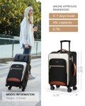 LOVEVOOK 20" Spinner Carry-On Luggage