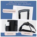 VANKEAN 16-inch Lightweight Underseat Rolling Suitcase