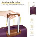 5-Piece Expandable Softside Luggage Set with Wheels