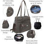 Baggallini Expandable Laptop Tote - Sterling Shimmer
