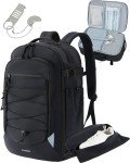 BAGSMART 17.3" Carry On Travel Backpack - Black