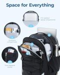 BAGSMART 17.3" Carry On Travel Backpack - Black