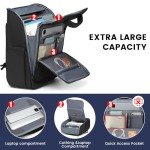 GOTECH Waterproof Rolling Backpack for Commuters