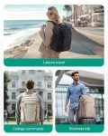 BAGSMART TSA Approved Travel Backpack with USB Port