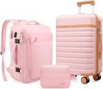3-Piece UKEIN Hardside Luggage Set with Spinner Wheels