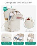 BAGSMART Women’s 30L Travel Backpack - Water Resistant