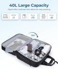 BAGSMART Wheeled Laptop Bag for Travel, 17.3