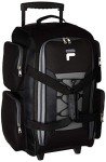 Fila 22" Lightweight Black Rolling Duffel Bag
