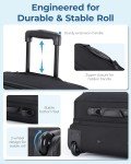 BAGSMART Wheeled Laptop Bag for Travel, 17.3