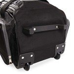 Fila 22" Lightweight Black Rolling Duffel Bag