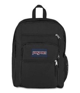 JanSport Black Laptop Backpack with Ergonomic Straps