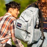 JanSport Black Laptop Backpack with Ergonomic Straps