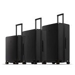 LEVEL8 Matte Hardside Luggage Set - 3 Pieces