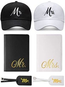Couple's Travel Gift Set: Caps, Tags, Covers