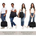 Baggallini Expandable Laptop Tote - Sterling Shimmer