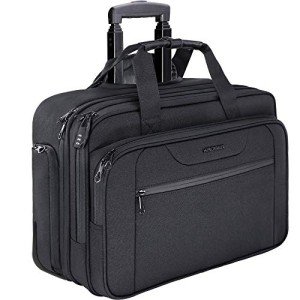 KROSER Rolling Laptop Bag for Travel and Business