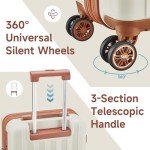 Expandable 4-Piece Luggage Set with USB Port