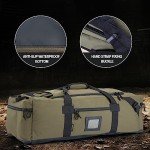 Large 86L Water-Resistant Travel Duffel Bag
