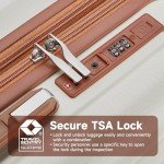 Expandable 4-Piece Luggage Set with USB Port