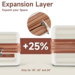 Expandable 4-Piece Luggage Set with USB Port