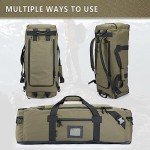 Large 86L Water-Resistant Travel Duffel Bag