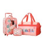 Moana Tropical Print 4-Piece Youth Luggage Set