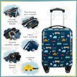 Coolife 5-Piece Kids Hardside Luggage Set