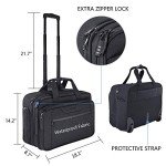 KROSER Rolling Laptop Bag for Travel and Business