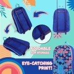 Disney Stitch Girls Foldable Trolley Suitcase 15”