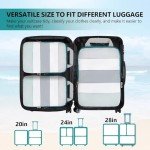 Travel Compression Packing Cubes with Mesh Design