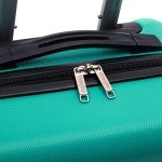 Wrangler 20" Teal Hardside Carry-On Spinner Luggage