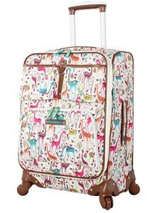 Lily Bloom 20" Expandable Carry-On Suitcase - Giraffe Park