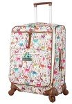 Lily Bloom 20" Expandable Carry-On Suitcase - Giraffe Park