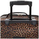 Leopard Print Softside Luggage Set - 2 Pieces