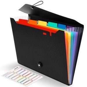 Nicecho 7-Pocket Expanding File Organizer Folder
