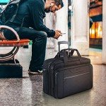 KROSER Rolling Laptop Bag for Travel and Business